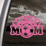Avery Soccer Mom Pink Decal Truck Bumper Window Vinyl Pink Sticker