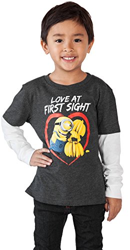 Minion Toddler Boy's Love At First Sight T-shirt (4T)
