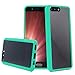 OnePlus 5 Case, Orzly Fusion Bumper Case for ONE PLUS FIVE Model SmartPhone (Original 2017 Version) Protective Hard Back Cover Shell with GREEN Impact Absorbing Rubber Rim & Clear Back Panel