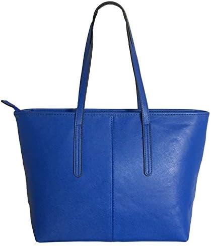 Women's Fashion Handbag PU Leather Large Capacity Shoulder Bags Tote Bags (Deep Blue)