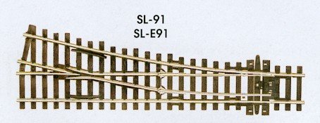 Peco HO Scale Code 100 Insulfrog #4 Right-Hand Turnout