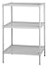 Muscle Rack PWS241228-3W Steel Wire Shelving, 3 Adjustable Shelves, 110 lb Per Shelf Capacity, 28