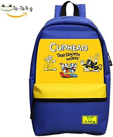 CX007 Cup_Head Cutomized 3D Printing School Bags Backpacks Shoulder Daybag