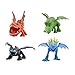 ROSTOR Dragon Toys Mini Figures - Action Figures 10 pcs - How to Train Your Dragon 12pcs/Set 5-6.5cm PVC Action Figures Toy Doll Night Fury Toothless Dragon - Cake Topper