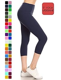 Leggings Depot - Leggings para yoga (cintura alta, 5.0 in)