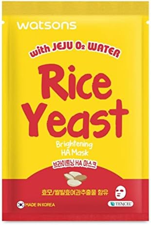 Watsons Brightening HA Mask with Rice Yeast 1s. (4 Pack)
