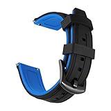 OLLREAR Silicone Watch Strap Replacement Rubber Watch Band -6 Colors & 4 Sizes - 20mm, 22mm, 24mm, 26mm