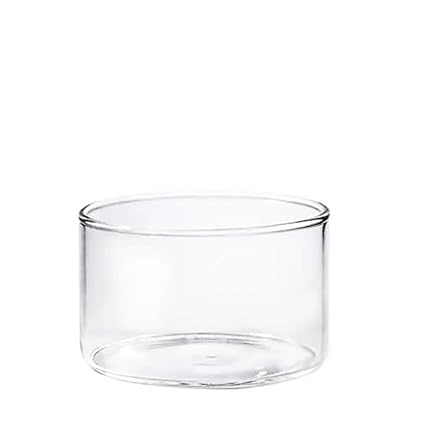 Borosil Small Glass Kattori, 105ml, Set of 6, Transparent