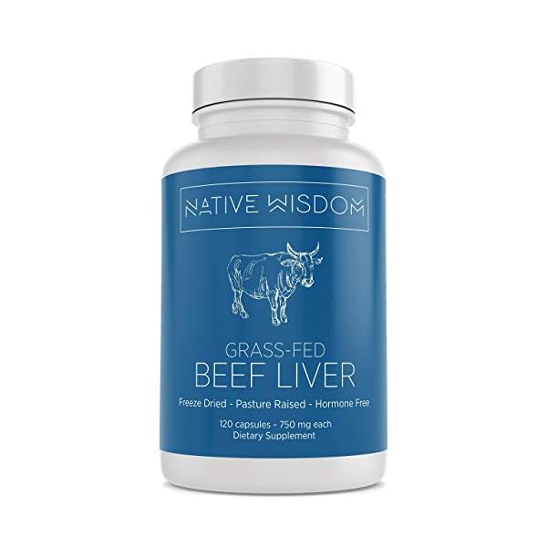 Native Wisdom Grass Fed Beef Liver Capsules (Desiccated) New Zealand