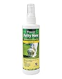 NaturVet Potty Here Dog Puppy Training Aid Spray for puppy pee pads 8oz
