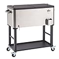 TRINITY 80 qt Stainless Steel Cooler with Detachable Tub