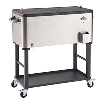 TRINITY 80 qt Stainless Steel Cooler with Detachable Tub