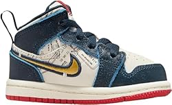 NIKE Jordan 1 Mid SE Toddler-Size-5, Armory