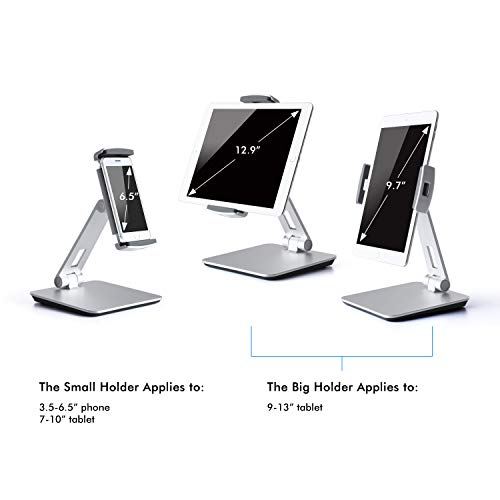 image for Viozon Stand, Tablet Stands 360° Rotatable Aluminum Alloy Desktop Mou