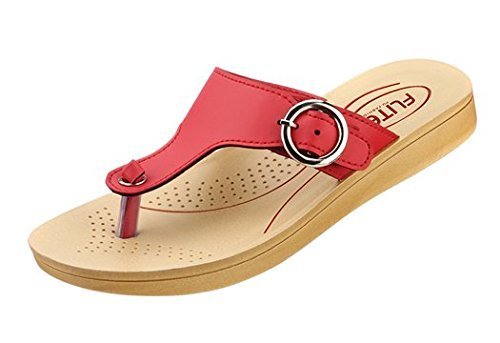 amazon women's red sandals