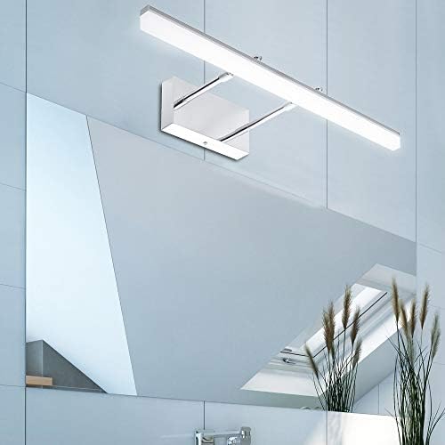 TRLIFE Adjustable LED Bathroom Light Fixture, 24inch Retractable Bathroom Vanity Light Fixture