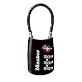 Master Lock 4688D TSA Accepted Cable Luggage Lock, Color May Vary