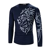 Mens Shirt,Neartime Men's Long Sleeve Tee Shirt Slim Tops T-shirt