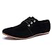 DEARWEN Men's Casual Suede Leather Lace up Oxford Shoes