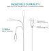 GANJOY iPhone Charger 3Pack 3FT/6FT/6FT(1M/2M/2M) Nylon Braided 8 pin Charging Cables USB Charger Cord, Compatible with iPhone X, 8, 8 Plus, 7, 7 Plus, 6s, 6s Plus, 6, 6 Plus, SE, 5s, iPad - Silver