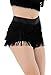 Balera Dance Shorts with Fringe Accent