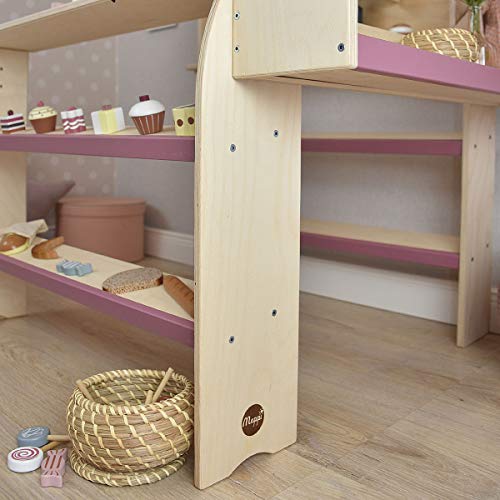 Meppi Kaufladen Lollipop aus Holz rosa/Natur - Kaufmannsladen für Kinder - Marktstand – Bild 6