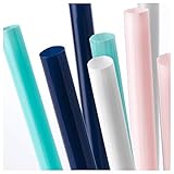Ikea Sotvatten Straws 100x2 (200pack) Baby blue, Lime, Pink & Blue