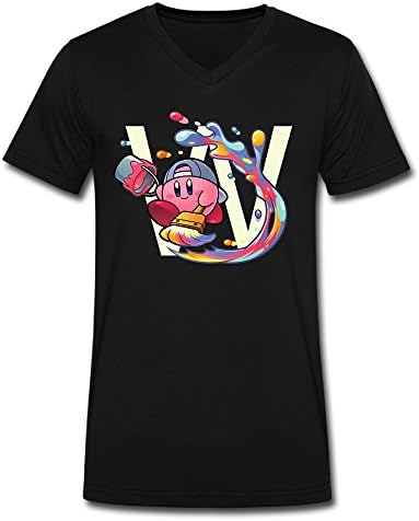 Kirby Shop562 Men T-Shirt V-Neck Kirby Comfortable