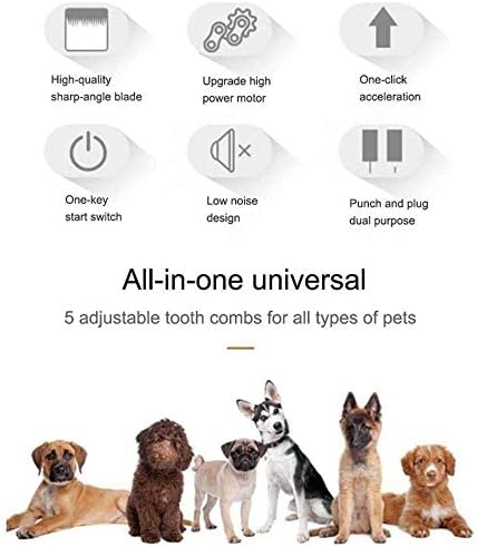 ペット用 電動バリカン 犬 猫 うさぎ用 プロ トリミング 低騒音 刈り高さ調整可能 足裏 全身カット ペット用 バリカン B0872vl4ly 1 950円