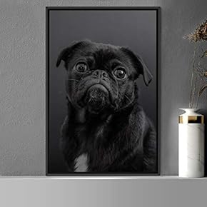 signwin Framed Canvas Wall Art High Contrast Portrait...