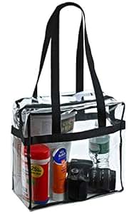 clear tote 12x6x12