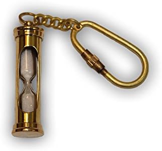 Nautical Brass Send Timer Key Ring/Key chain/Gifted Key Chain