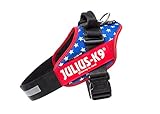 Julius-K9 IDC-Power Harness with Illuminated Velcro Patches, Ameri-Canis, Size: 1/63-85 cm/26-33.5