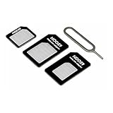 Sun Wireless 4 Sim card adapter / Micro, Nano SIM Card Adapter Kit (Nano to Micro, Micro to Normal, Nano to Normal) for Iphone 4/4s and All Android Smart Phone