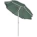 Sunnydaze Steel 5 Foot Beach Umbrella with Tilt Function