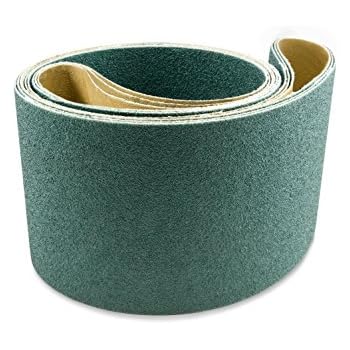 Red Label Abrasives 6 X 89 Inch 80 Grit Metal Grinding Zirconia Sanding Belts, 2 Pack