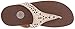 FitFlop Women's Carmel Toe-Post Suede Sandals Dress, Rose Gold, 6 M US