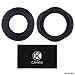 CAMKIX Camera Lens Hoods - Rubber (Collapsible) + Tulip Flower - Set of 2 - Sun Shade/Shield - Reduces Lens Flare and Glare - Blocks Excess Sunlight for Enhanced Photography and Video Footage
