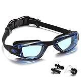 Premium Kids Swim Goggles,Best Swimming Goggle for kids Boys Girls Child Youth,Triathlon Glasses with Waterproof,Anti-Fog,UV Protection Lenses and Soft Silicone Frame Free Ear Plugs,Nose Clips