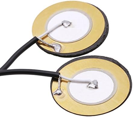KITARA 55CM Wire Length 1/4 Inch Output Jack 2 In 1 Piezo Pickup Disc Transducer (without cover)