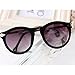 HuaYang Unisex Fashion Vintage Aviator Sunglasses Glasses Shades Goggles(Black)