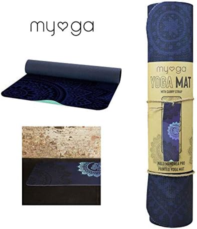 Myga Nalu Mandala Pro Yoga Mat - Foam Padded Exercise Mat