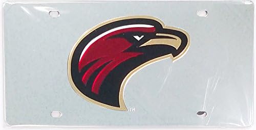 Louisiana Monroe Warhawks Silver SD Premium Laser Cut Acrylic Inlaid License Plate Tag University of