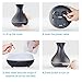 OliveTech Smart WiFi Essential Oil Diffuser,Compatible with Alexa & Google Home,App Control,400ml Dark Wood Grain,Free Cleaning Kit,Color LED Light,Set Schedule/Timer,Auto Shut Off