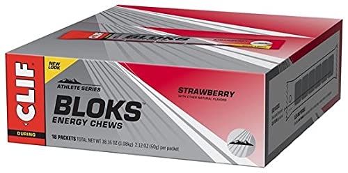 SHOT BLOKS : Energy Chews : STRAWBERRY X18