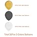 PAXCOO Black and Gold Birthday Decorations with Happy Birthday Banner Black Gold Balloons and Party Supplies for 20st, 30th, 40th, 50th, 60th, 70th,75th, 80th Birthday