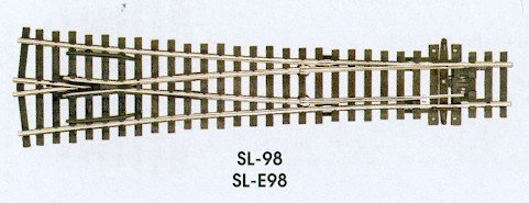 Peco HO Scale Code 100 Insulfrog #8 Wye