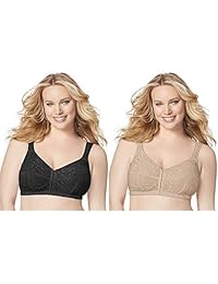 Brasier de copas suaves con cierre frontal para dama, Just My Size