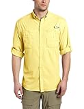 Columbia Men's Tamiami II Long Sleeve Shirt, Medium, Sunlit
