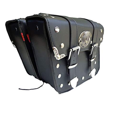 image for Takuey New 2 x Universal Motorcycle Saddlebags Waterproof Motorbike Si